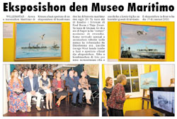 Maritiem Museum Curaçao Kranten artikel Maritiem Museum Curaçao