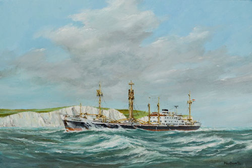 ms Ganymedes - KNSM Schilderij ms Ganymedes - KNSM