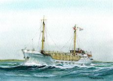 ms Maasborg Schilderij ms Maasborg
