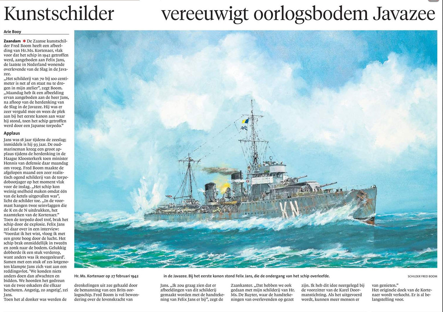 NHD artikel Kortenaer