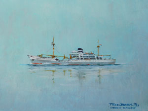 Oranje Nassau KNSM Schilderij Oranje Nassau KNSM