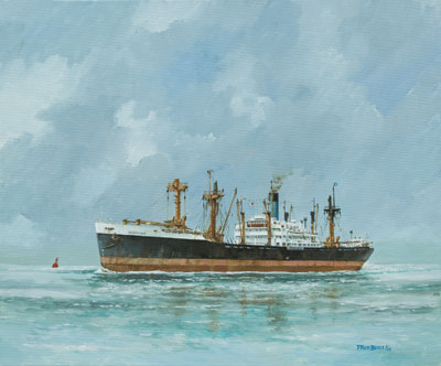 Schilderij ss Polydorus