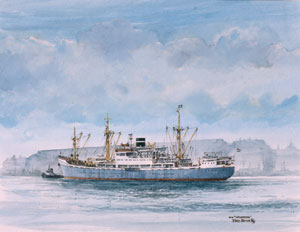 ms Willemstad Schilderij ms Willemstad